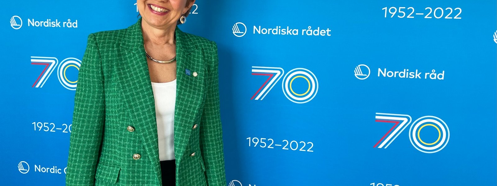 Kathrine Kleveland feira Nordisk råds 70-årsjubileum på møter i Malmø forrige uke.