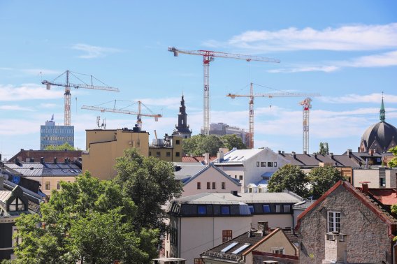 2022 Byggevirksomhet, heisekraner og hustak, Oslo