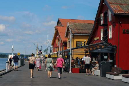 2020 - Sommerdag på Brygga i Tønsberg, Vestfold