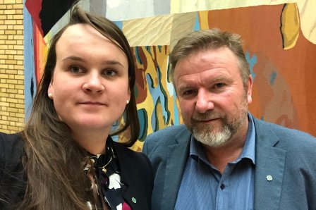 Storingsrepresentant Marit Knutsdatter Strand og Bengt Fasteraune 