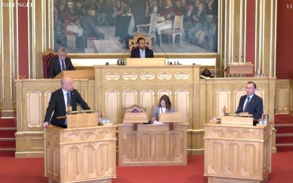 Vedum og Bart Eide Stortinget 130525