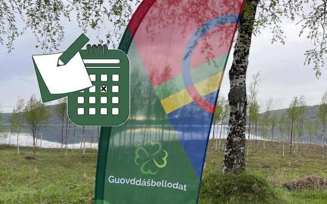 Møteflagg med kalender