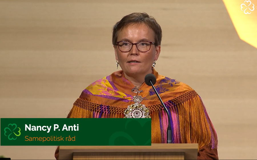 Nancy Porsanger Anti på talerstolen