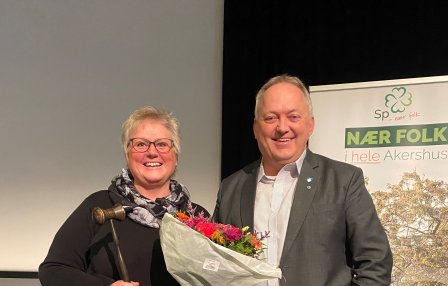Brita Skallerud valgt som ny fylkesleder i Akershus Senterparti