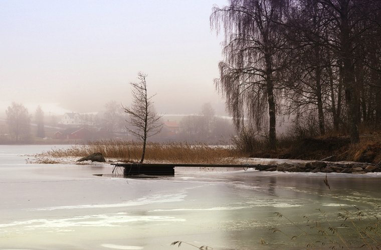 2021 Vinter ved Mjærvann, Ytre Enebakk i Akershus