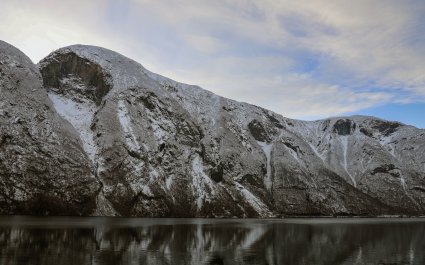 2019 - Landskap med steinras, Årdal, Sogn og Fjordane