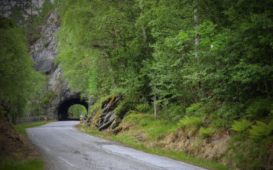 2018 Tunnel på smal bygdevei, Sogn og Fjordane (1)