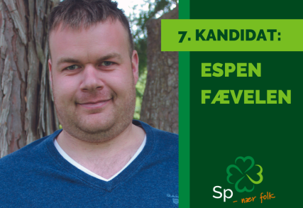 7. Kandidat: Espen Fævelen