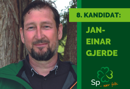 8. Kandidat: Jan-Einar Gjerde