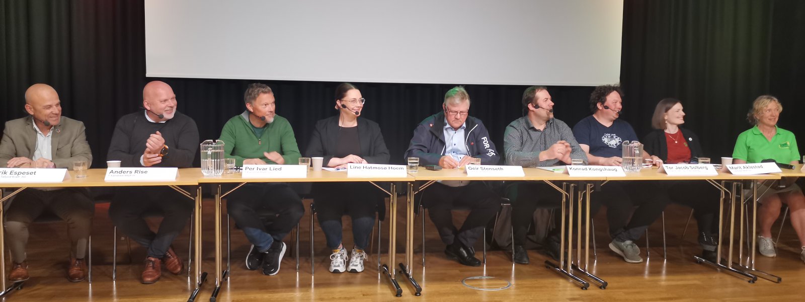 Debattpanel konferanse Valldal 06.06.2023