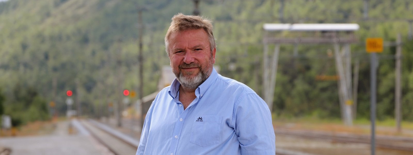 2020 Stortingsrepresentant Bengt Fasteraune (Oppland) på Hjerkinn stasjon