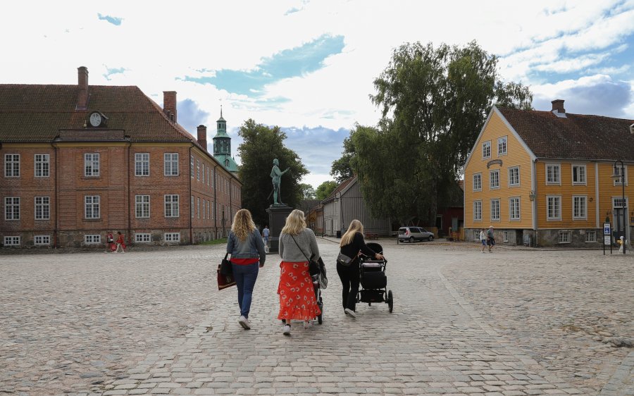 2022 Damer på trilletur, Gamlebyen i Fredrikstad, Østfold