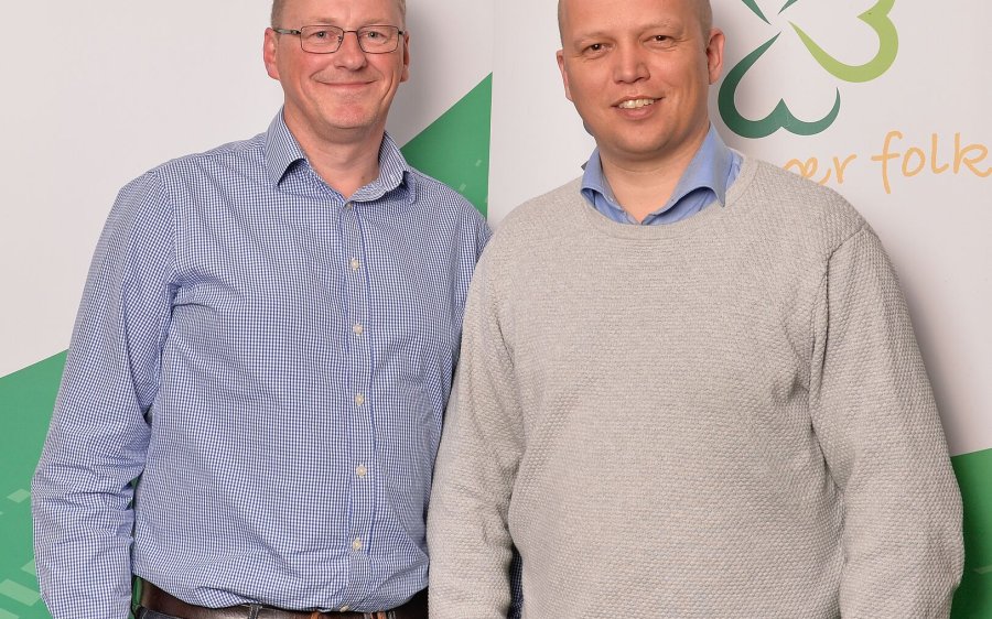 Jon Rikard Kleven og Trygve Slagsvold Vedum