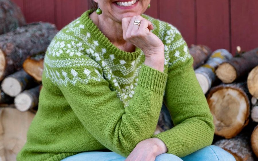 Kathrine på vedstubben_sommer 2021