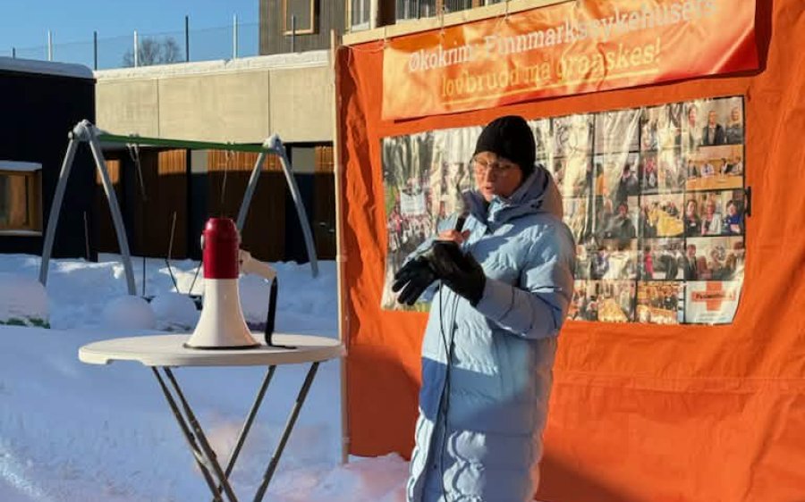 Liv Unni taler ved Alta sykehus