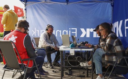 2021 Geir Iversen i radiodebatt hos NRK Finnmark i Hammerfest