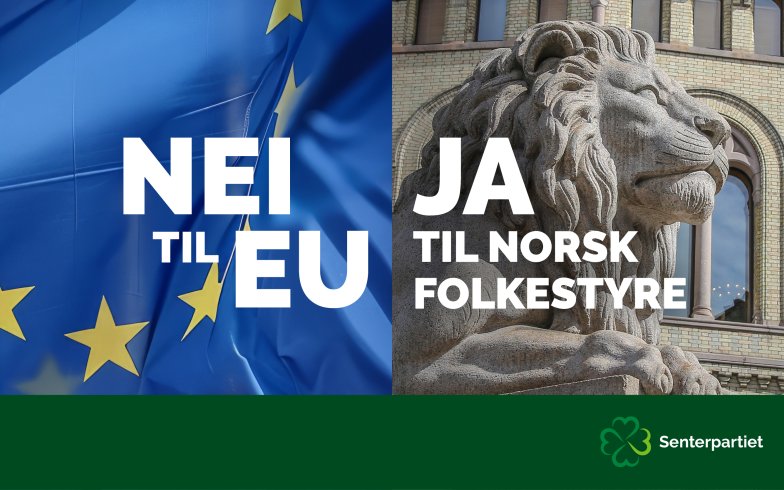 Bilde av banner til Nei til EU, JA til norsk folkestyre